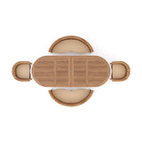 Teak Oval 2-3m Extending Table 4cm Top (2 San Francisco Chair, 2 San Francisco Bench) Free Cushions. Teak Oval 2-3m Extending Table 4cm Top (2 San Francisco Chair, 2 San Francisco Bench) Free Cushions.