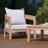 Santorini Chair - Premium Teak Garden Lounge Chair Santorini Chair - Premium Teak Garden Lounge Chair