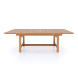 Teak Garden Furniture 180-240cm Rectangle Extending Table, 4cm Top. Teak Garden Furniture 180-240cm Rectangle Extending Table, 4cm Top.