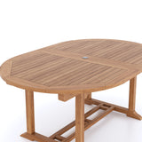 Teak Garden Furniture Oval 180-240cm Extending Table, 4cm Top. Teak Garden Furniture Oval 180-240cm Extending Table, 4cm Top.