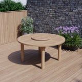 150cm Round Maximus Teak Table with 4cm Table Top 150cm Round Maximus Teak Table with 4cm Table Top