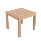 Teak Fixed Square Table 90cm Teak Fixed Square Table 90cm