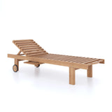 Teak Reclining Sun Lounger (Leg Lift) with Cushion (Price for 1) Teak Reclining Sun Lounger (Leg Lift) with Cushion (Price for 1)