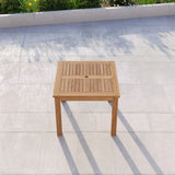 Teak Set 90cm Square Table with 4 Warwick Chairs (Cushions Included): Compact Outdoor Dining Set for 4 Teak Set 90cm Square Table with 4 Warwick Chairs (Cushions Included): Compact Outdoor Dining Set for 4