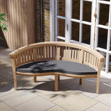 Teak 2-3m Oval Extending Table 4cm Top (8 Henley Stacking Chairs 2 San Francisco Benches) Free Cushions – Luxury Teak Dining Set Teak 2-3m Oval Extending Table 4cm Top (8 Henley Stacking Chairs 2 San Francisco Benches) Free Cushions – Luxury Teak Dining Set