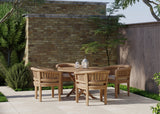 Teak Set 120cm Round Folding Spiral Table with 4 San Francisco Chairs. Teak Set 120cm Round Folding Spiral Table with 4 San Francisco Chairs.