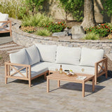 Amalfi Corner Teak Sofa Set – Premium Teak Garden Furniture Set Amalfi Corner Teak Sofa Set – Premium Teak Garden Furniture Set
