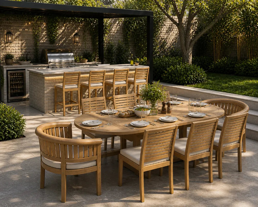 How to Build the Perfect Garden Bar & BBQ Area at Home