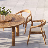 4 x Sydney Chairs with Cushions – Premium Teak Outdoor Dining & Lounge Chairs