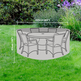 150cm Garden Set Cover: Resistant Protection for Outdoor Furniture