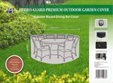 Teak Garden Furniture Cover 180cm Set - Heavy-Duty Round Outdoor Protection Cover