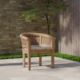 Teak 180–240cm Oval Extending Table with 6 Marlow Stacking Chairs & 2 San Francisco Chairs – Teak Garden Dining Set