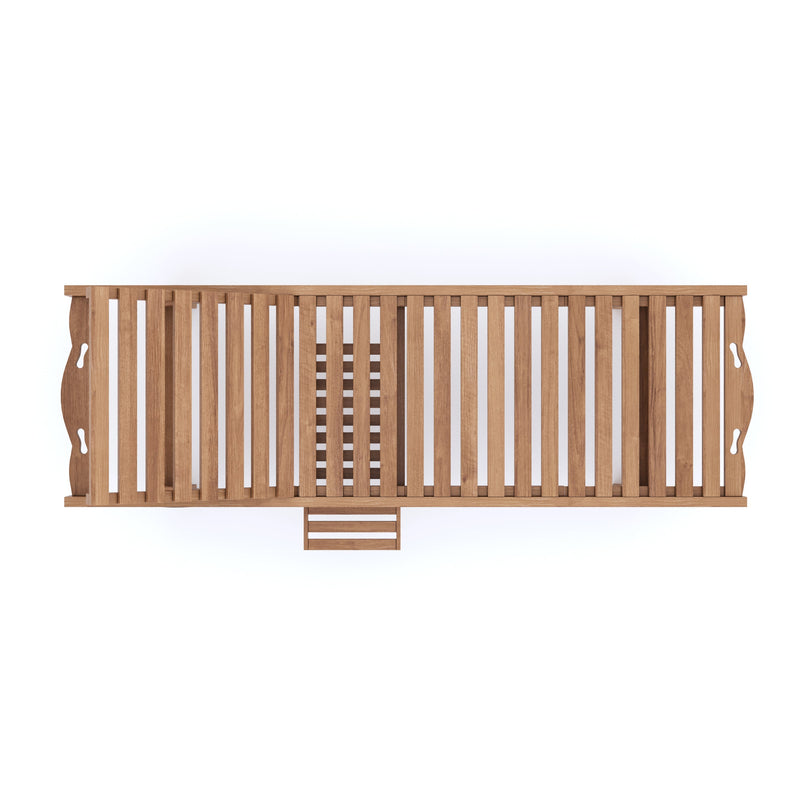 Teak Reclining Sun Lounger (Leg Lift) with Cushion (Price for 1)