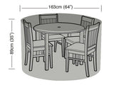 120cm Garden Set Cover - Premium All-Weather Outdoor Furniture Protection