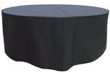 Teak Garden Furniture Cover 180cm Set - Heavy-Duty Round Outdoor Protection Cover