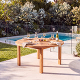 Luxor 150cm Round Teak Table - Timeless Outdoor Dining in Premium Teak