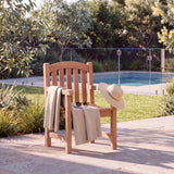 Warwick Teak Hardwood Armchair - Premium Teak Outdoor Seating