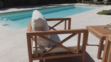 Amalfi Corner Teak Sofa Set - Premium Teak Garden Furniture Set