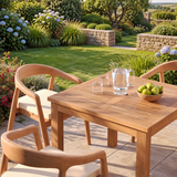 4 x Sydney Chairs with Cushions - Premium Teak Outdoor Dining & Lounge Chairs